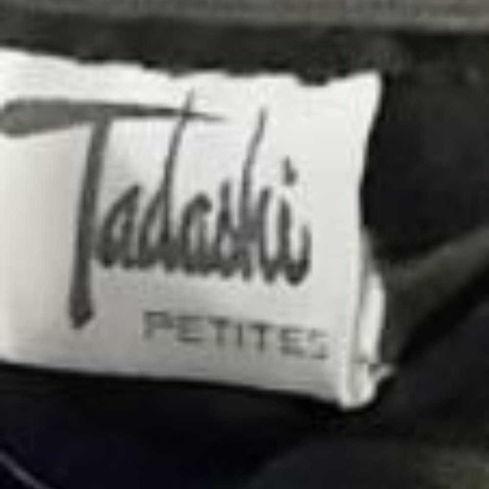 SALE Tadashi Vintage Blk Dress w/Rhinestones